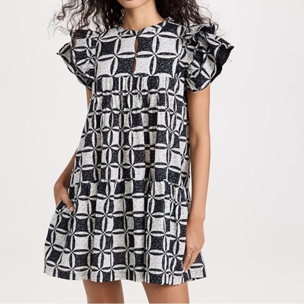 Sea Catalina Calico Tunic Dress size medium